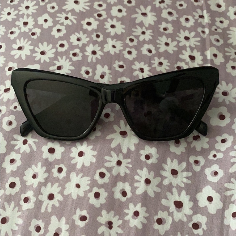 Shop Talulah Black Cat-Eye Sunglasses